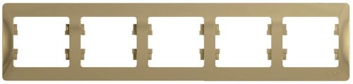 Рамка горизонтальная Systeme Electric Glossa 5-м. титан фото Рамка горизонтальная Systeme Electric Glossa 5-м. титан картинка